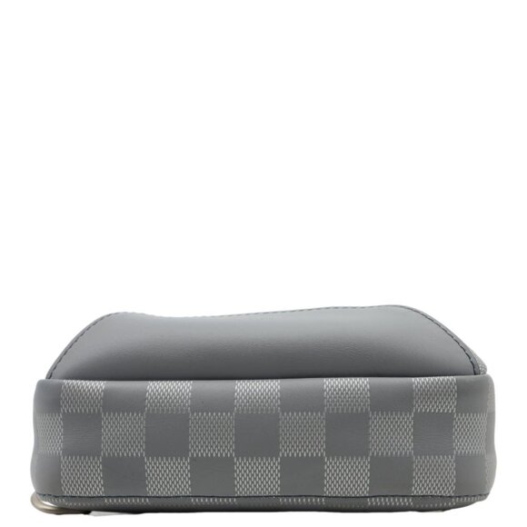 Louis Vuitton  Avenue Sling Damier Infini Leather Backpack Bag Grey - Picture 10 of 15